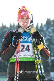 05.03.2011, Khanty-Mansiysk, Russia (RUS): Arnd Peiffer (GER), Fischer, Salomon, Swix, adidas - IBU world championships biathlon, medals, Khanty-Mansiysk (RUS). www.xpb.cc. © Manzoni/xpb.cc. Every downloaded picture is fee-liable.