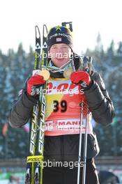 05.03.2011, Khanty-Mansiysk, Russia (RUS): Tarjei Boe (NOR), Fischer, Rottefella, Swix, ODLO - IBU world championships biathlon, medals, Khanty-Mansiysk (RUS). www.xpb.cc. © Manzoni/xpb.cc. Every downloaded picture is fee-liable.