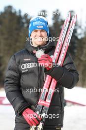 03.03.2011, Khanty-Mansiysk, Russia (RUS): Michael Greis (GER), Madshus, Rottefella, OneWay, adidas - IBU world championships biathlon, medals, Khanty-Mansiysk (RUS). www.xpb.cc. © Manzoni/xpb.cc. Every downloaded picture is fee-liable.