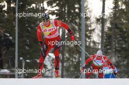 06.03.2011, Khanty-Mansiysk, Russia (RUS): Tarjei Boe (NOR), Fischer, Rottefella, Swix, ODLO - IBU world championships biathlon, pursuit men, Khanty-Mansiysk (RUS). www.xpb.cc. © Manzoni/xpb.cc. Every downloaded picture is fee-liable.