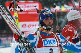 06.03.2011, Khanty-Mansiysk, Russia (RUS): Martin Fourcade (FRA), Rossignol, Rottefella, OneWay, Odlo - IBU world championships biathlon, pursuit men, Khanty-Mansiysk (RUS). www.xpb.cc. © Manzoni/xpb.cc. Every downloaded picture is fee-liable.