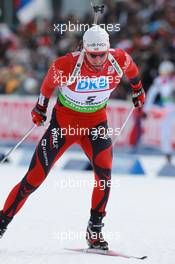 06.03.2011, Khanty-Mansiysk, Russia (RUS): Emil Hegle Svendsen (NOR), Madshus, Rottefella, Swix, Odlo - IBU world championships biathlon, pursuit men, Khanty-Mansiysk (RUS). www.xpb.cc. © Manzoni/xpb.cc. Every downloaded picture is fee-liable.