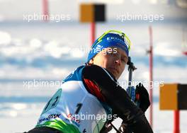 11.03.2011, Khanty-Mansiysk, Russia (RUS): Andreas Birnbacher (GER), Fischer, Rottefella, Alpina, Leki, adidas - IBU world championships biathlon, relay men, Khanty-Mansiysk (RUS). www.xpb.cc. © Manzoni/xpb.cc. Every downloaded picture is fee-liable.