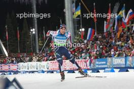 11.03.2011, Khanty-Mansiysk, Russia (RUS): Jay Hakkinen (USA), Rossignol, Rottefella, Swix, adidas - IBU world championships biathlon, relay men, Khanty-Mansiysk (RUS). www.xpb.cc. © Manzoni/xpb.cc. Every downloaded picture is fee-liable.