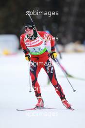 03.03.2011, Khanty-Mansiysk, Russia (RUS): Ann Kristin Aafedt Flatland (NOR), Madshus, Rottefella, Alpina, Swix, ODLO - IBU world championships biathlon, relay mixed, Khanty-Mansiysk (RUS). www.xpb.cc. © Manzoni/xpb.cc. Every downloaded picture is fee-liable.