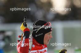 03.03.2011, Khanty-Mansiysk, Russia (RUS): Ann Kristin Aafedt Flatland (NOR), Madshus, Rottefella, Alpina, Swix, ODLO - IBU world championships biathlon, relay mixed, Khanty-Mansiysk (RUS). www.xpb.cc. © Manzoni/xpb.cc. Every downloaded picture is fee-liable.