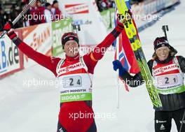 03.03.2011, Khanty-Mansiysk, Russia (RUS): Tarjei Boe (NOR), Fischer, Rottefella, Swix, ODLO - IBU world championships biathlon, relay mixed, Khanty-Mansiysk (RUS). www.xpb.cc. © Miko/xpb.cc. Every downloaded picture is fee-liable.