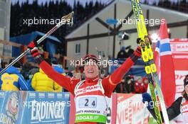 03.03.2011, Khanty-Mansiysk, Russia (RUS): Tarjei Boe (NOR), Fischer, Rottefella, Swix, ODLO - IBU world championships biathlon, relay mixed, Khanty-Mansiysk (RUS). www.xpb.cc. © Manzoni/xpb.cc. Every downloaded picture is fee-liable.