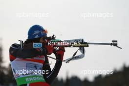 03.03.2011, Khanty-Mansiysk, Russia (RUS): Michael Greis (GER), Madshus, Rottefella, OneWay, adidas - IBU world championships biathlon, relay mixed, Khanty-Mansiysk (RUS). www.xpb.cc. © Manzoni/xpb.cc. Every downloaded picture is fee-liable.