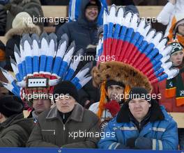 03.03.2011, Khanty-Mansiysk, Russia (RUS): Biathlon Feature:  russian fans - IBU world championships biathlon, relay mixed, Khanty-Mansiysk (RUS). www.xpb.cc. © Miko/xpb.cc. Every downloaded picture is fee-liable.