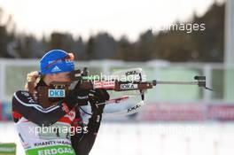 03.03.2011, Khanty-Mansiysk, Russia (RUS): Magdalena Neuner (GER), Fischer, Rottefella, Exel, adidas - IBU world championships biathlon, relay mixed, Khanty-Mansiysk (RUS). www.xpb.cc. © Manzoni/xpb.cc. Every downloaded picture is fee-liable.