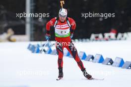 03.03.2011, Khanty-Mansiysk, Russia (RUS): Ole Einar Bjoerndalen (NOR), Madshus, Rottefella, Odlo - IBU world championships biathlon, relay mixed, Khanty-Mansiysk (RUS). www.xpb.cc. © Manzoni/xpb.cc. Every downloaded picture is fee-liable.