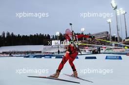 03.03.2011, Khanty-Mansiysk, Russia (RUS): Marie Dorin (FRA), Rossignol, Rottefella, OneWay - IBU world championships biathlon, relay mixed, Khanty-Mansiysk (RUS). www.xpb.cc. © Manzoni/xpb.cc. Every downloaded picture is fee-liable.