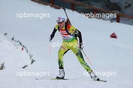 03.03.2011, Khanty-Mansiysk, Russia (RUS): Anastasiya Kuzmina (SVK), Fischer, Salomon, Exel - IBU world championships biathlon, relay mixed, Khanty-Mansiysk (RUS). www.xpb.cc. © Manzoni/xpb.cc. Every downloaded picture is fee-liable.