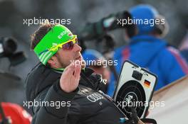 03.03.2011, Khanty-Mansiysk, Russia (RUS): Mark Kirchner (GER), coach Team Germany - IBU world championships biathlon, relay mixed, Khanty-Mansiysk (RUS). www.xpb.cc. © Manzoni/xpb.cc. Every downloaded picture is fee-liable.