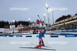 03.03.2011, Khanty-Mansiysk, Russia (RUS): Olga Zaitseva (RUS), Madshus, Rottefella, Alpina, Swix, adidas - IBU world championships biathlon, relay mixed, Khanty-Mansiysk (RUS). www.xpb.cc. © Manzoni/xpb.cc. Every downloaded picture is fee-liable.