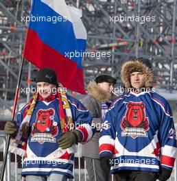 03.03.2011, Khanty-Mansiysk, Russia (RUS): Biathlon Feature: Russian fans - IBU world championships biathlon, relay mixed, Khanty-Mansiysk (RUS). www.xpb.cc. © Miko/xpb.cc. Every downloaded picture is fee-liable.