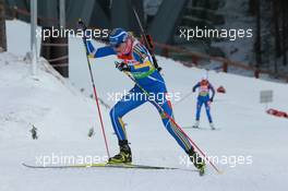 03.03.2011, Khanty-Mansiysk, Russia (RUS): Helena Ekholm (SWE), Fischer, Rottefella, Leki, adidas - IBU world championships biathlon, relay mixed, Khanty-Mansiysk (RUS). www.xpb.cc. © Manzoni/xpb.cc. Every downloaded picture is fee-liable.