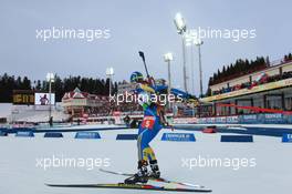 03.03.2011, Khanty-Mansiysk, Russia (RUS): Anna Carin Zidek (SWE), Salomon, Leki, adidas - IBU world championships biathlon, relay mixed, Khanty-Mansiysk (RUS). www.xpb.cc. © Manzoni/xpb.cc. Every downloaded picture is fee-liable.