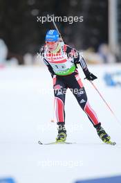 03.03.2011, Khanty-Mansiysk, Russia (RUS): Magdalena Neuner (GER), Fischer, Rottefella, Exel, adidas - IBU world championships biathlon, relay mixed, Khanty-Mansiysk (RUS). www.xpb.cc. © Manzoni/xpb.cc. Every downloaded picture is fee-liable.