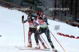 03.03.2011, Khanty-Mansiysk, Russia (RUS): Selina Gasparin (SUI), Rossignol, Rottefella, Leki, ODLO - IBU world championships biathlon, relay mixed, Khanty-Mansiysk (RUS). www.xpb.cc. © Manzoni/xpb.cc. Every downloaded picture is fee-liable.