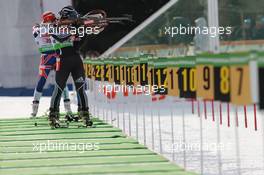 13.03.2011, Khanty-Mansiysk, Russia (RUS): Fuyuko Suzuki (JPN) - IBU world championships biathlon, relay women, Khanty-Mansiysk (RUS). www.xpb.cc. © Manzoni/xpb.cc. Every downloaded picture is fee-liable.