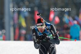 05.03.2011, Khanty-Mansiysk, Russia (RUS): Simon Hallenbarter (SUI), Madshus, Rottefella, KV+, ODLO - IBU world championships biathlon, sprint men, Khanty-Mansiysk (RUS). www.xpb.cc. © Manzoni/xpb.cc. Every downloaded picture is fee-liable.