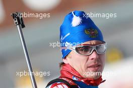 05.03.2011, Khanty-Mansiysk, Russia (RUS): Ivan Tcherezov (RUS), Fischer, Rottefella, Swix, adidas - IBU world championships biathlon, sprint men, Khanty-Mansiysk (RUS). www.xpb.cc. © Manzoni/xpb.cc. Every downloaded picture is fee-liable.