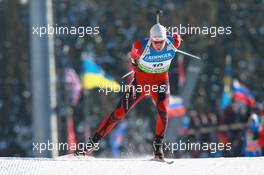 05.03.2011, Khanty-Mansiysk, Russia (RUS): Emil Hegle Svendsen (NOR), Madshus, Rottefella, Swix, Odlo - IBU world championships biathlon, sprint men, Khanty-Mansiysk (RUS). www.xpb.cc. © Manzoni/xpb.cc. Every downloaded picture is fee-liable.