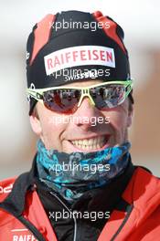 05.03.2011, Khanty-Mansiysk, Russia (RUS): Simon Hallenbarter (SUI), Madshus, Rottefella, KV+, ODLO - IBU world championships biathlon, sprint men, Khanty-Mansiysk (RUS). www.xpb.cc. © Manzoni/xpb.cc. Every downloaded picture is fee-liable.