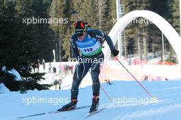 05.03.2011, Khanty-Mansiysk, Russia (RUS): Christian Stebler (SUI), Rossignol, Rottefella, ODLO - IBU world championships biathlon, sprint men, Khanty-Mansiysk (RUS). www.xpb.cc. © Manzoni/xpb.cc. Every downloaded picture is fee-liable.