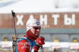 05.03.2011, Khanty-Mansiysk, Russia (RUS): Emil Hegle Svendsen (NOR), Madshus, Rottefella, Swix, Odlo - IBU world championships biathlon, sprint men, Khanty-Mansiysk (RUS). www.xpb.cc. © Manzoni/xpb.cc. Every downloaded picture is fee-liable.