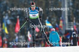 05.03.2011, Khanty-Mansiysk, Russia (RUS): Simon Hallenbarter (SUI), Madshus, Rottefella, KV+, ODLO - IBU world championships biathlon, sprint men, Khanty-Mansiysk (RUS). www.xpb.cc. © Manzoni/xpb.cc. Every downloaded picture is fee-liable.