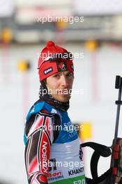 05.03.2011, Khanty-Mansiysk, Russia (RUS): Scott Perras (CAN), Madshus, Rottefella, Alpina, Swix - IBU world championships biathlon, sprint men, Khanty-Mansiysk (RUS). www.xpb.cc. © Manzoni/xpb.cc. Every downloaded picture is fee-liable.