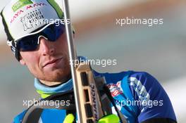 05.03.2011, Khanty-Mansiysk, Russia (RUS): Klemen Bauer (SLO), Fischer, Rottefella, Alpina, Swix - IBU world championships biathlon, sprint men, Khanty-Mansiysk (RUS). www.xpb.cc. © Manzoni/xpb.cc. Every downloaded picture is fee-liable.