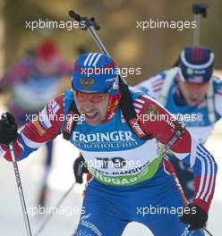 05.03.2011, Khanty-Mansiysk, Russia (RUS): Andrei Makoveev (RUS), Fischer, Rottefella, Swix, adidas - IBU world championships biathlon, sprint men, Khanty-Mansiysk (RUS). www.xpb.cc. Â© Miko/xpb.cc. Every downloaded picture is fee-liable.