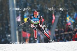 05.03.2011, Khanty-Mansiysk, Russia (RUS): Arnd Peiffer (GER), Fischer, Salomon, Swix, adidas - IBU world championships biathlon, sprint men, Khanty-Mansiysk (RUS). www.xpb.cc. © Manzoni/xpb.cc. Every downloaded picture is fee-liable.