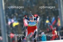 05.03.2011, Khanty-Mansiysk, Russia (RUS): Simon Eder (AUT), Fischer, Rottefella, Swix - IBU world championships biathlon, sprint men, Khanty-Mansiysk (RUS). www.xpb.cc. © Manzoni/xpb.cc. Every downloaded picture is fee-liable.