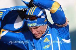 05.03.2011, Khanty-Mansiysk, Russia (RUS): Bjoern Ferry (SWE), Fischer, Rottefella, Leki, adidas - IBU world championships biathlon, sprint men, Khanty-Mansiysk (RUS). www.xpb.cc. © Manzoni/xpb.cc. Every downloaded picture is fee-liable.