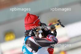 05.03.2011, Khanty-Mansiysk, Russia (RUS): Scott Perras (CAN), Madshus, Rottefella, Alpina, Swix - IBU world championships biathlon, sprint men, Khanty-Mansiysk (RUS). www.xpb.cc. © Manzoni/xpb.cc. Every downloaded picture is fee-liable.