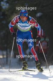 05.03.2011, Khanty-Mansiysk, Russia (RUS): Andrei Makoveev (RUS), Fischer, Rottefella, Swix, adidas - IBU world championships biathlon, sprint men, Khanty-Mansiysk (RUS). www.xpb.cc. Â© Miko/xpb.cc. Every downloaded picture is fee-liable.