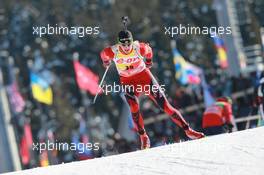 05.03.2011, Khanty-Mansiysk, Russia (RUS): Tarjei Boe (NOR), Fischer, Rottefella, Swix, ODLO - IBU world championships biathlon, sprint men, Khanty-Mansiysk (RUS). www.xpb.cc. © Manzoni/xpb.cc. Every downloaded picture is fee-liable.