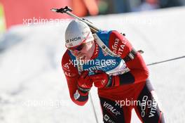 05.03.2011, Khanty-Mansiysk, Russia (RUS): Emil Hegle Svendsen (NOR), Madshus, Rottefella, Swix, Odlo - IBU world championships biathlon, sprint men, Khanty-Mansiysk (RUS). www.xpb.cc. © Manzoni/xpb.cc. Every downloaded picture is fee-liable.