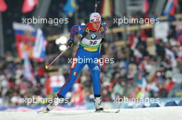 05.03.2011, Khanty-Mansiysk, Russia (RUS): Eva Tofalvi (ROU), Fischer, Salomon, Leki - IBU world championships biathlon, sprint women, Khanty-Mansiysk (RUS). www.xpb.cc. © Manzoni/xpb.cc. Every downloaded picture is fee-liable.