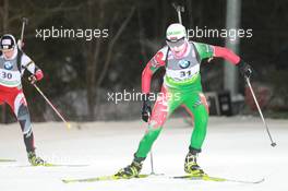 05.03.2011, Khanty-Mansiysk, Russia (RUS): Darya Domracheva (BLR), Fischer, Rottefella, Swix - IBU world championships biathlon, sprint women, Khanty-Mansiysk (RUS). www.xpb.cc. © Manzoni/xpb.cc. Every downloaded picture is fee-liable.