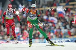 05.03.2011, Khanty-Mansiysk, Russia (RUS): Nadezhda Skardino (BLR), Fischer, Rottefella - IBU world championships biathlon, sprint women, Khanty-Mansiysk (RUS). www.xpb.cc. © Manzoni/xpb.cc. Every downloaded picture is fee-liable.