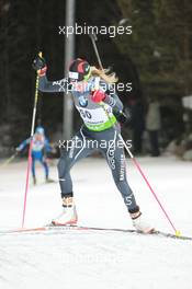 05.03.2011, Khanty-Mansiysk, Russia (RUS): Elisa Gasparin (SUI), Rossignol, Rottefella, Leki, ODLO - IBU world championships biathlon, sprint women, Khanty-Mansiysk (RUS). www.xpb.cc. © Manzoni/xpb.cc. Every downloaded picture is fee-liable.