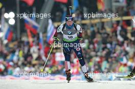 05.03.2011, Khanty-Mansiysk, Russia (RUS): Sara Studebaker (USA), Rossignol, Rottefella, Exel, adidas  - IBU world championships biathlon, sprint women, Khanty-Mansiysk (RUS). www.xpb.cc. © Manzoni/xpb.cc. Every downloaded picture is fee-liable.