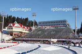 01.03.2011, Khanty-Mansiysk, Russia (RUS): Biathlon Feature: The stadium under construction - IBU world championships biathlon, training, Khanty-Mansiysk (RUS). www.xpb.cc. © Manzoni/xpb.cc. Every downloaded picture is fee-liable.