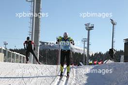 02.03.2011, Khanty-Mansiysk, Russia (RUS): Dusan Simocko (SVK), Atomic, Salomon, Leki - IBU world championships biathlon, training, Khanty-Mansiysk (RUS). www.xpb.cc. © Manzoni/xpb.cc. Every downloaded picture is fee-liable.